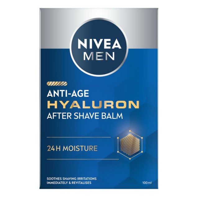 Nivea Men Anti-Age Hyaluron After Shave Balm Καταπραϋντικό Βάλσαμο κατά των Ρυτίδων 100ml