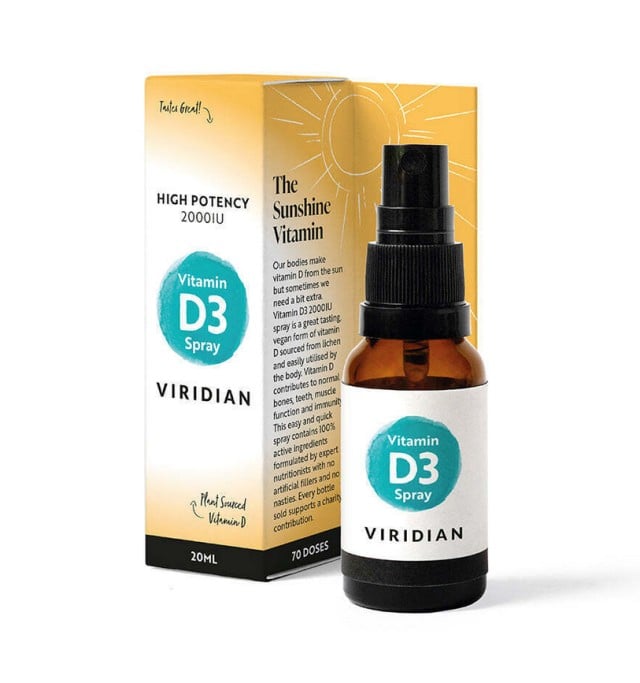 Viridian Vitamin D3 Spray 2.000IU  20ml