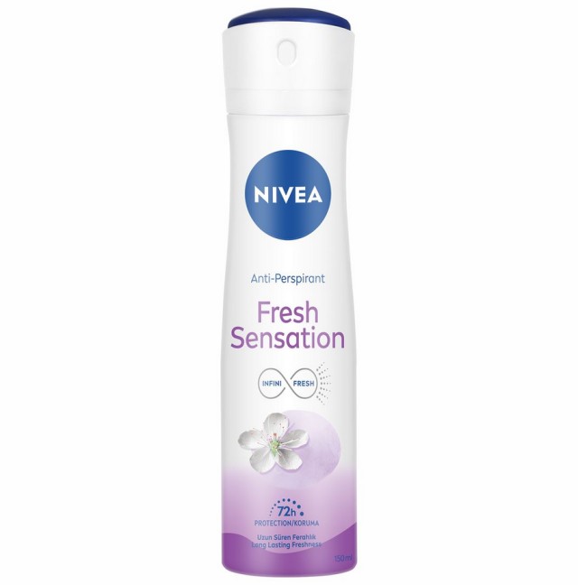 Nivea Fresh Sensation Spray Γυναικείο Αποσμητικό Σπρέι 150ml