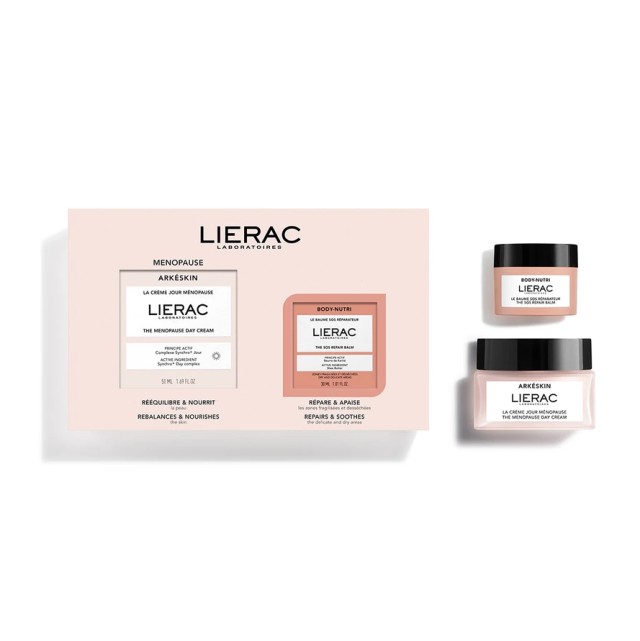 Lierac Set Arkeskin La Creme Jour Menopause Κρέμα Ημέρας στην Εμμηνόπαυση 50ml + Lierac Body Nutri Βάλσαμο Επανόρθωσης SOS 30ml