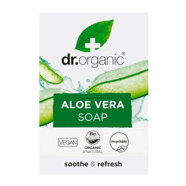 Dr.Organic Aloe Vera Soap Σαπούνι Σώματος με Βιολογική Αλόη Βέρα 100gr