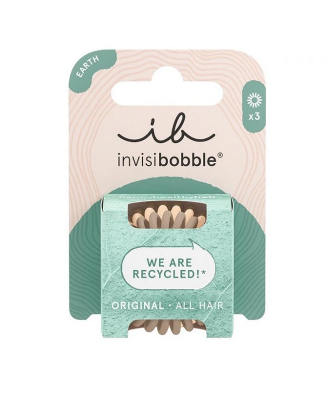 Invisibobble Original Earth Respiraled Λαστιχάκια Μαλλιών 3τμχ