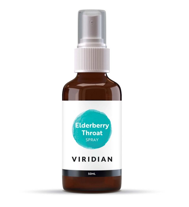 Viridian Organic Elderberry Throat Spray 50ml