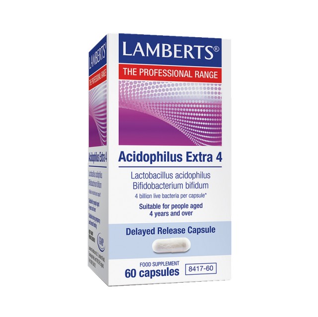 LAMBERTS ACIDOPHILUS EXTRA 4 60CAPS