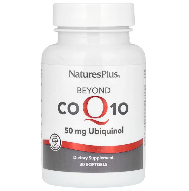 Nature's Plus Beyond CoQ10 50mg Ubiquinol 30 Softgels